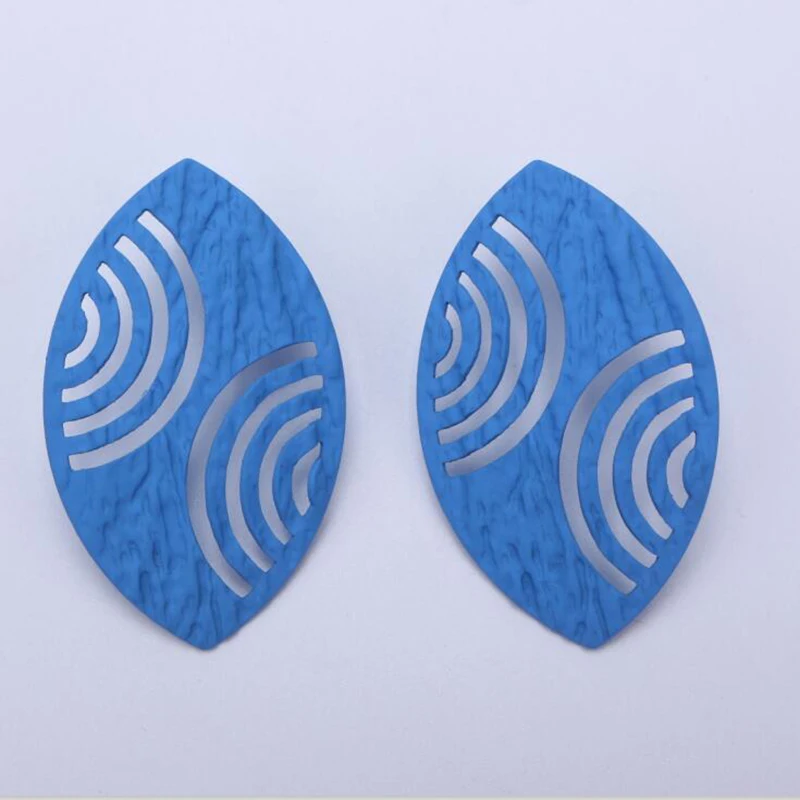 EC387 Stud Earring Metal Cut out the Leaves Earrings Simple Charming Personality Women Jewelry 2019 Fashion Vintage Trendy | Украшения и