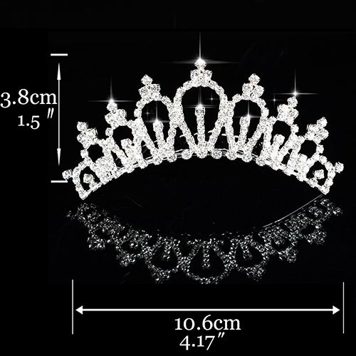 Crown for Girls Show Bridal Crown Tiara Diadem Crystal Floral Wedding Bridal Hair Accessories Head Jewelry
