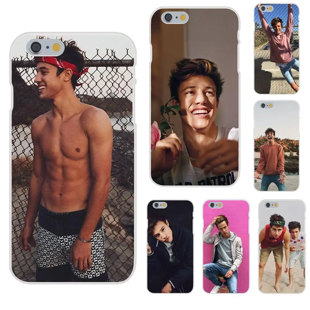 Милый чехол для телефона Galaxy A3 A5 A7 A8 A9 A9S On5 On7 Plus Pro Star 2015 2016 2017 2018 розовый Mrs Cameron Dallas |