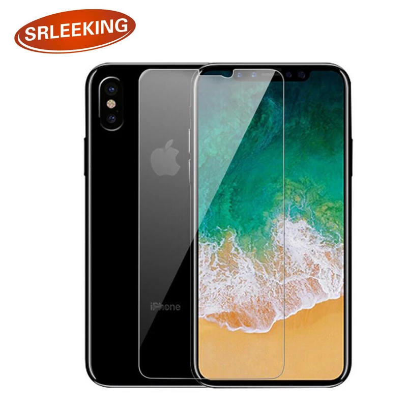SRLEEKING закаленное стекло для iPhone X XS XR XMAX Защитная пленка экрана 4 5 6s 6plus 7 7plus 8 8plus |