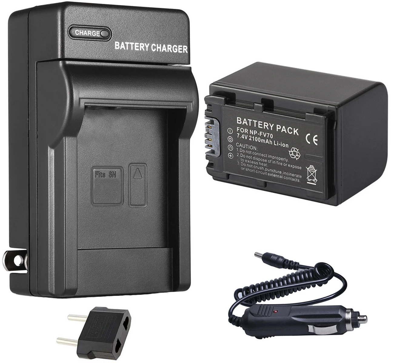Videocámara batería-cargador dual para Sony handycam hdr-pj650e hdr-pj650v