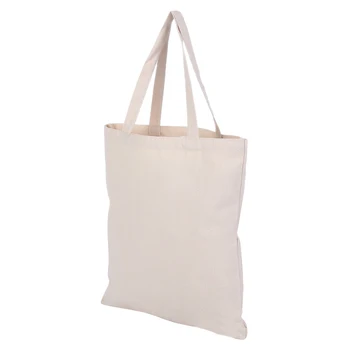

Beige Canvas Shopping Shoulder Top Tote Shopper Bag Case Envelope M