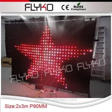 ali expres СВЕТОДИОДНЫЙ занавес для видеосъемки гибкий занавес дисплей сценическое шоу фон