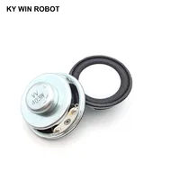 4r קוטר רמקול 2pcs / לוט איכות גבוהה רמקול הורן 3W 4R קוטר 4 ס"מ מיני מגבר גומי אטם רמקול חצוצרה לבן (5)
