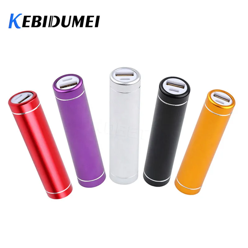 Kebidumei 5 шт./лот чехол для аккумулятора USB в 1 А Блок питания 18650 аккумулятор внешний