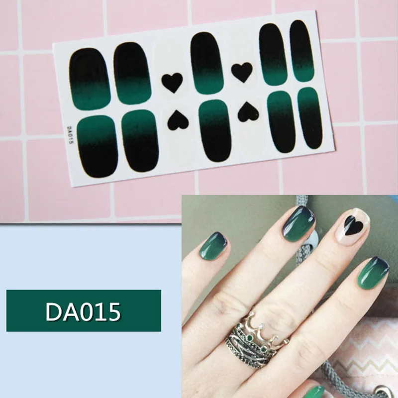 

Instant Nail Art Sticker Nails Wrap Foil Nail Art DIY Sticker Manicure Decor Tips CD88