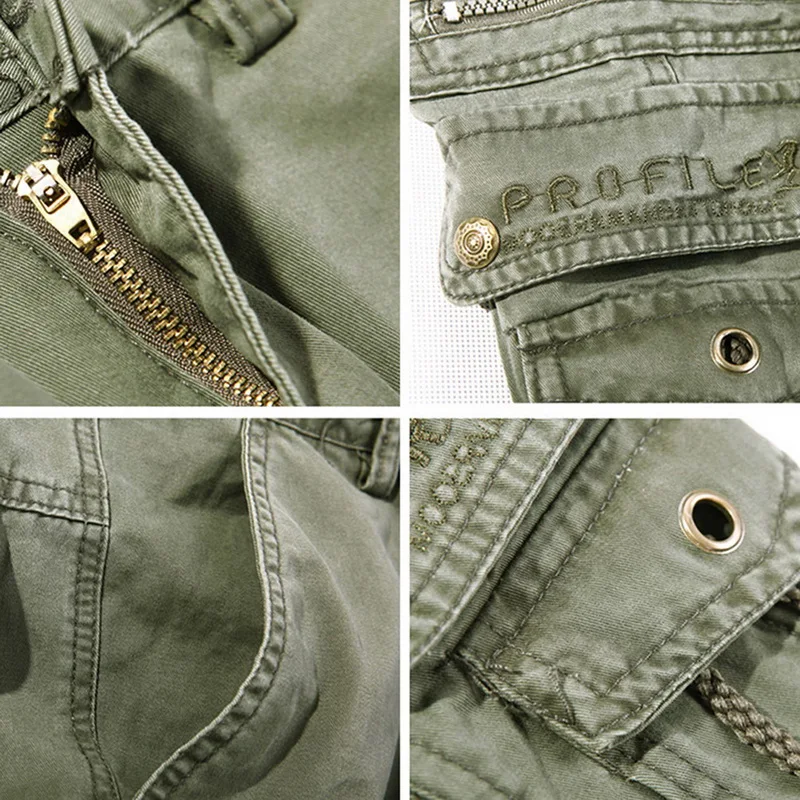 MoneRffi мужские тактические брюки для бега, повседневные мужские брюки-карго, хлопковые брюки, мульти карманы, Военный стиль, зеленые брюки, размер 40
