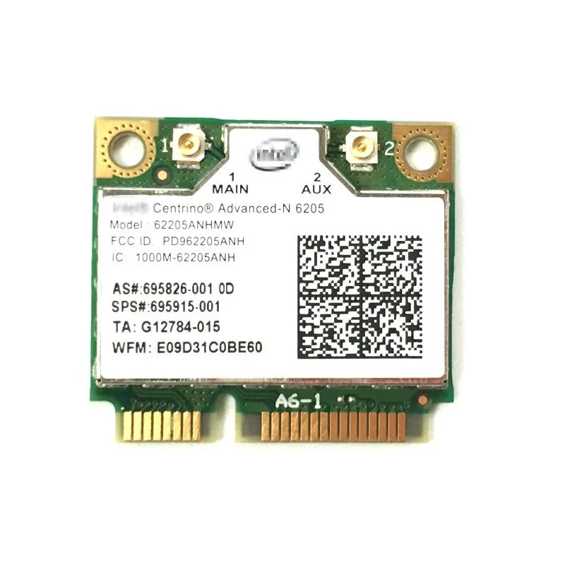 Intel 6205 62205ANHMW 802.11a/b/g/n 2 4G/5 0 Ghz Беспроводная мини карта PCI E SPS 695915 001 для HP EliteBook 8470p