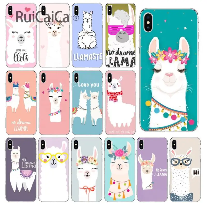 Ruicaica Lama Llama Alpacas Новинка чехол для телефона Fundas iPhone 6S 6plus 7 7plus 8 8Plus X Xs MAX 5 5S XR |