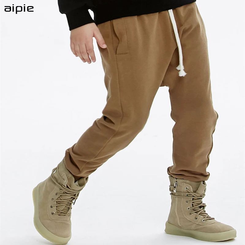 

aipie 3036 Children's Warm trousers Boy's Pants Solid Sports Harem pants European and American style For 4-14 years Kids