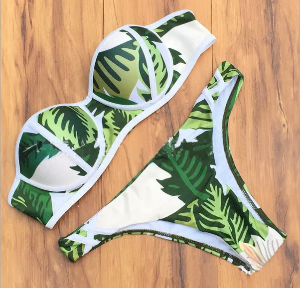 

POINT BREAK XK19 2017 new hot band steel ring tie low waist bikini sets swimsuit female sexy swimwear