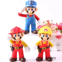 Супер Марио ПВХ фигуры экшен супер размер Марио Коллекция Модель игрушки Красный Марио рабочий