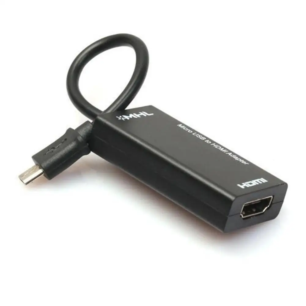 Micro USB к HDMI tv Out HD tv MHL Кабель-адаптер Черный Прочный Кабель-адаптер для телефона или планшета Smart Devices портативный