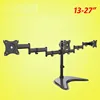 LCD-T070 steel triple monitor 27inch lcd tv table mount three monitor desk support Led bracket lcd holder ► Photo 2/4