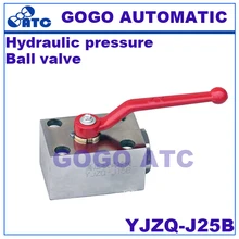 Высококачественный гидравлический шарик давление клапан YJZQ-J25B 32*3,1 углеродистая сталь Высокого Давления Коллектор Монтажная пластина Тип