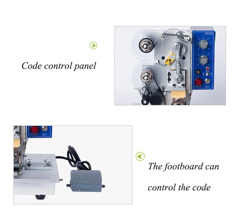 Электрический лента для маркировочного станка Автоматическая односторонняя печать этикеток Дата ленточный кодер HP-241B