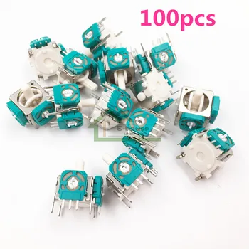 

100pcs Wholesale 3Pin 3D Analog 3D Joysticks Sensor Module Potentiometer for Nintendo Game Cube for NGC controller