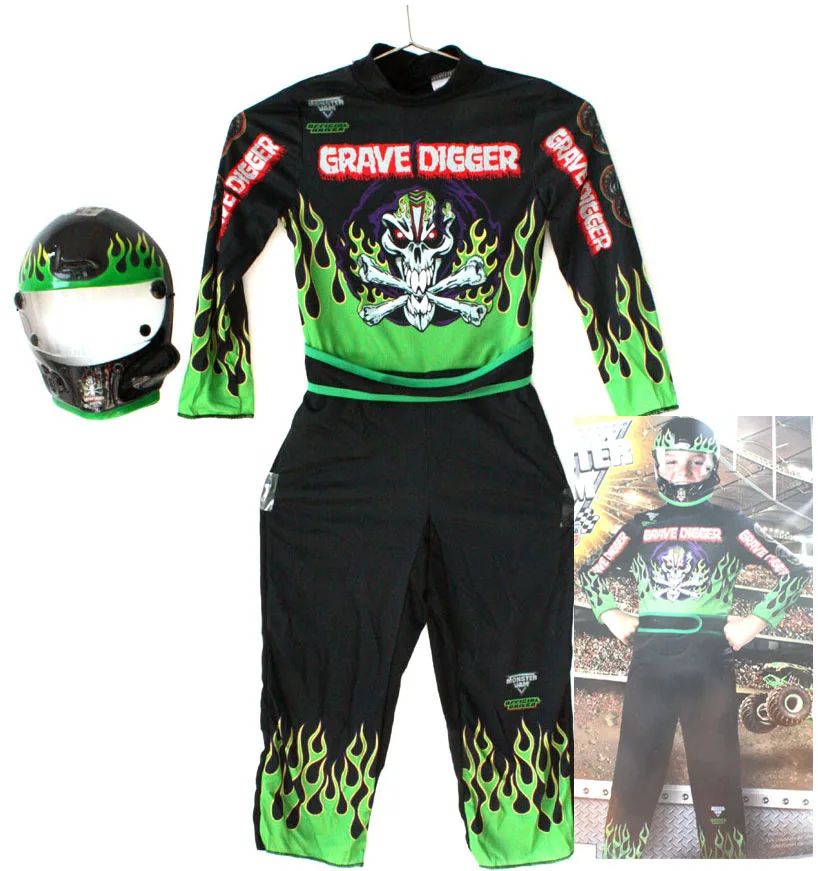 Buy Free shipping ,children kid racer grave digger