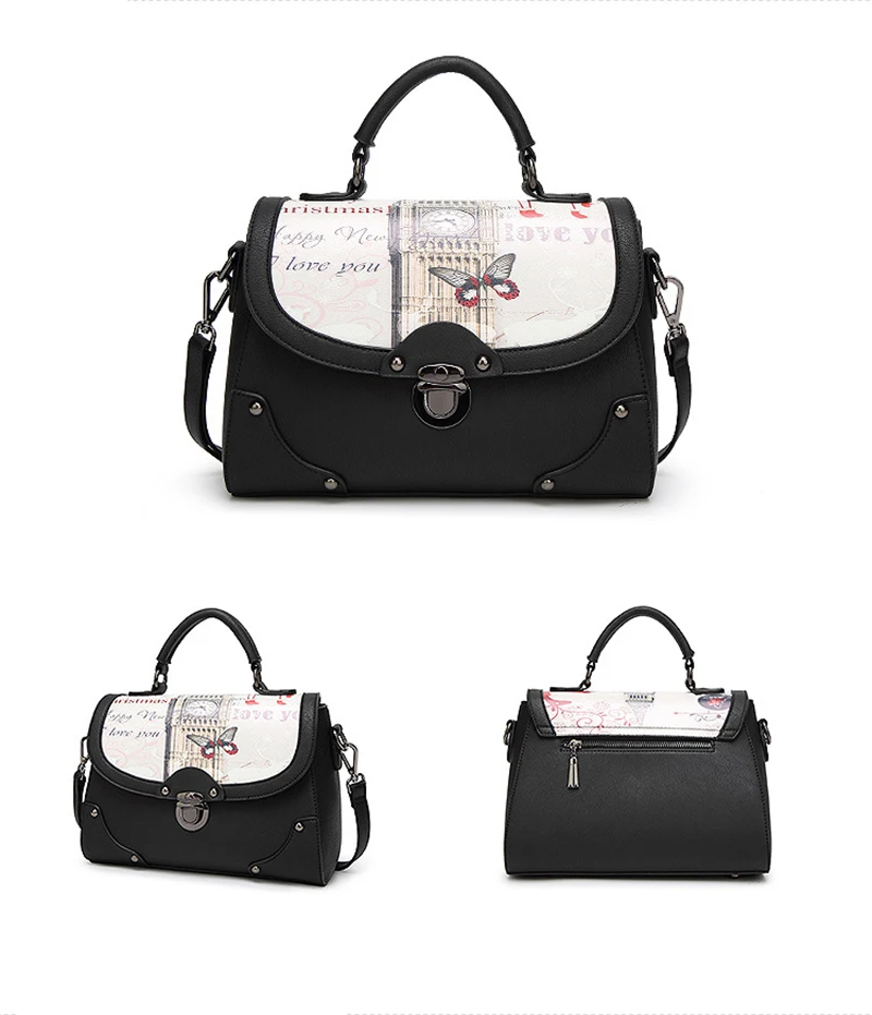 Women Handbag Diagonal Shoulder Small Bag Korean Fashion Handbags London Messenger Female Square Bag Female Package Tote SS7346 (1)