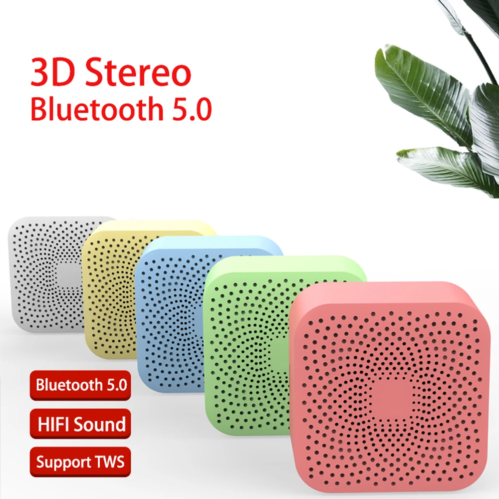 VAORLO Mini Bluetooth 5,0 портативный стерео объемный 3D HIFI супер бас беспроводной громкий динамик поддержка TWS для Xiaomi динамик