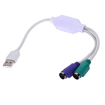 

USB to PS2 PS/2 Cable Adapter Mouse Keyboard Converter Cable Adapter For Windows 98/SE/ME/2000/XP/VISTA/window 7