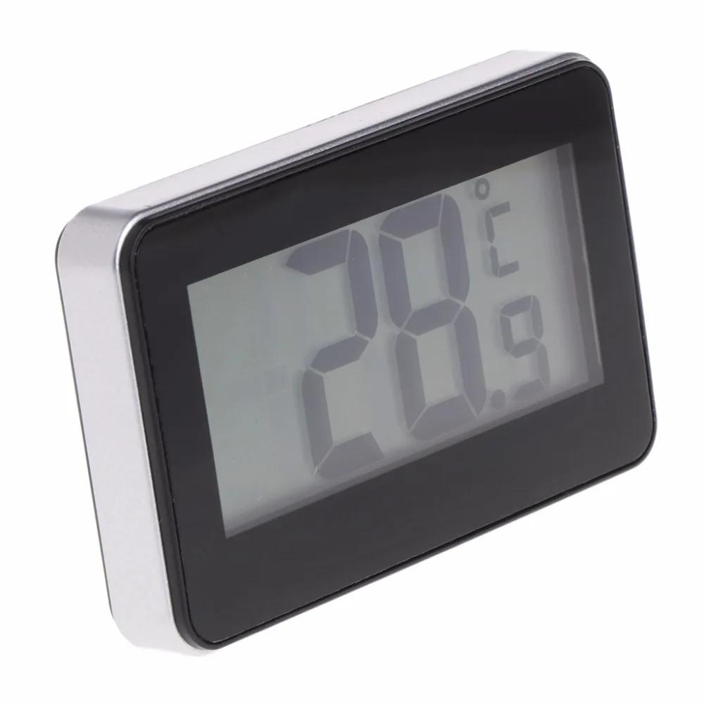 

Fridge Refrigerator Thermometer Waterproof with Hanging Hook Stand LCD Display Screen Temperature Tester Tools 2019 New