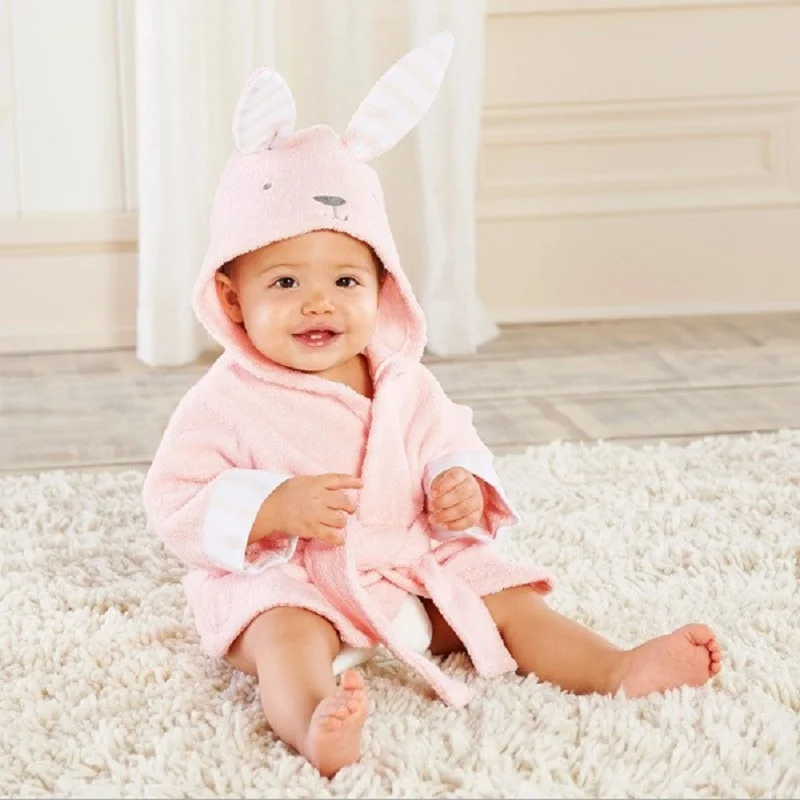 Buy 2018 Bunny Baby Bath Towels Terry Newborn Bathrobe