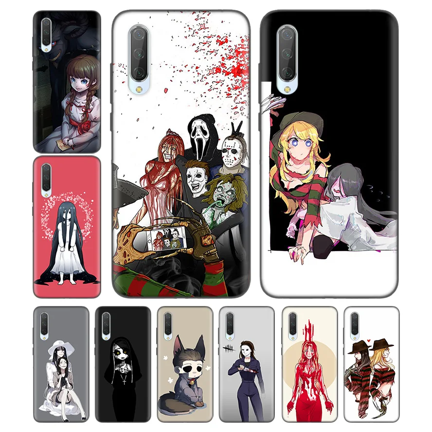 

Silicone Case For Xiaomi Redmi Note 7 7A 7S 6 6A 5 K20 Mi A1 A2 8 9T CC9 CC9E Lite Pro F1 Cover Horror movies