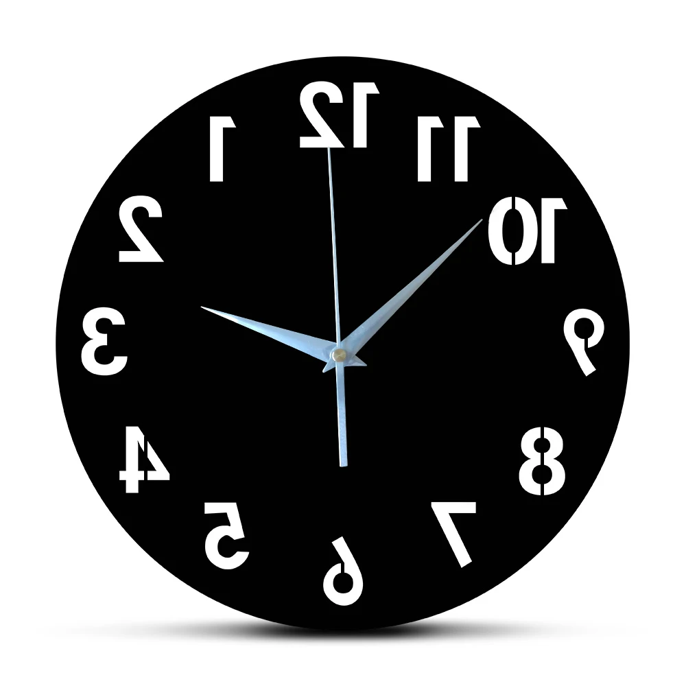 New arrive 3D acrylic mirror wall clocks quartz Needle watch modern horloge digital number clock home decor stickers Single Face 