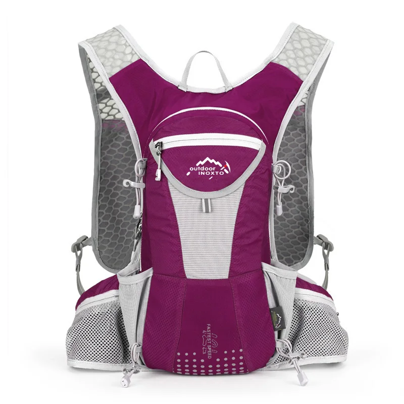 Гидратационная Сумка для бега, MTB, велосипедная сумка, велосипедная, для активного отдыха, для альпинизма, пешего туризма, дышащая, для велоспорта, сумка для горной езды - Цвет: Фиолетовый