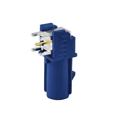 2 pcs Fakra C male Plug PCB mount RA connector Blue for