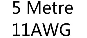 4 6 7 8 10, 11, 12, 13, 14, 15, 16, 17, 18, 20, 22, 24, 26 28 30 AWG теплозащитные мягкий силиконовый проводной кабель для RC Heli Drone высокое Температура - Цвет: 5 Metre 11AWG