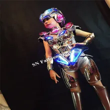 MD09 Ballroom dance led costumes women dress led colorful light clothes stage models wears bar dj show bar costumes sexy bra
