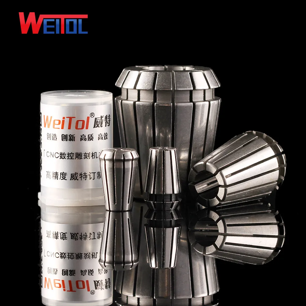 

Weitol Free shipping 1pc High-precision ER16 6-10mm ER collet chuck ER spring collet for milling cutter CNC tool holder