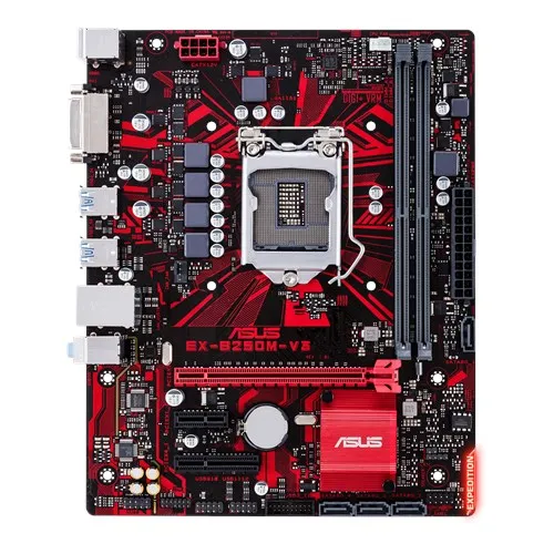 

Asus EX-B250M-V3 Desktop Motherboard B250 Socket LGA 1151 For Core i7 i5 i3 DDR4 32G USB3.0 Micro ATX Original Used Mainboard