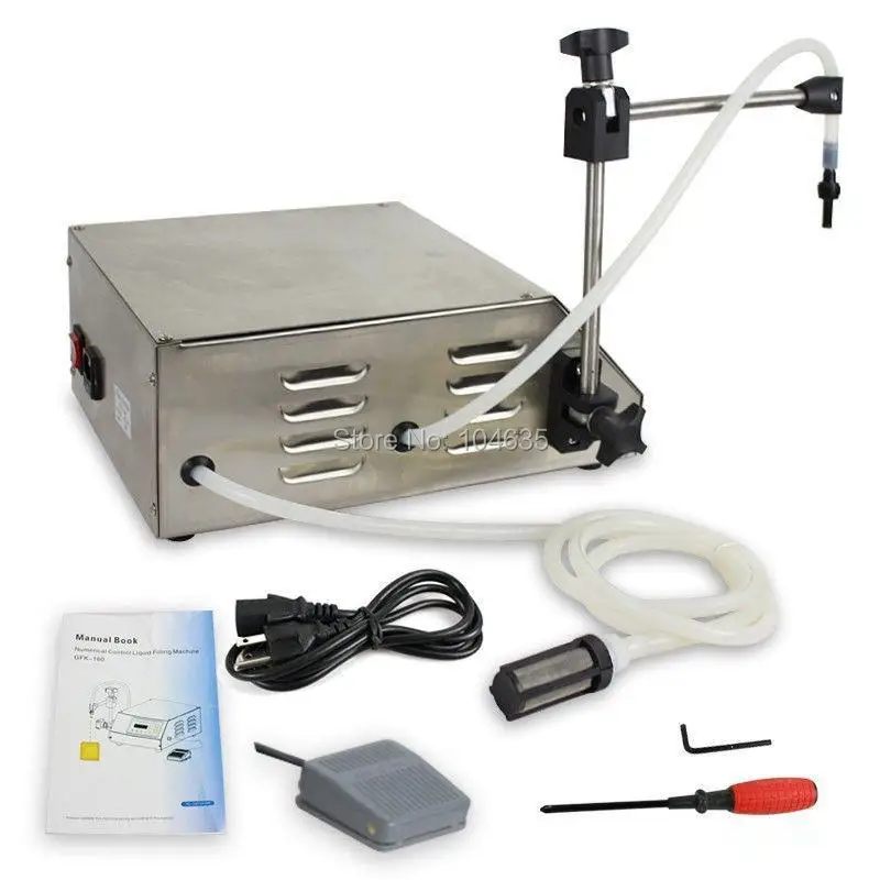 GFK160 Manual Electric Digital Control pump for Water Drink Perfume Liquid Filling