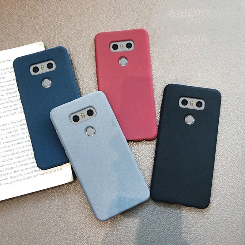 RHOADA чистый цвет мягкий ТПУ чехол для LG G6 ультра-тонкий силиконовый Твердый кожа