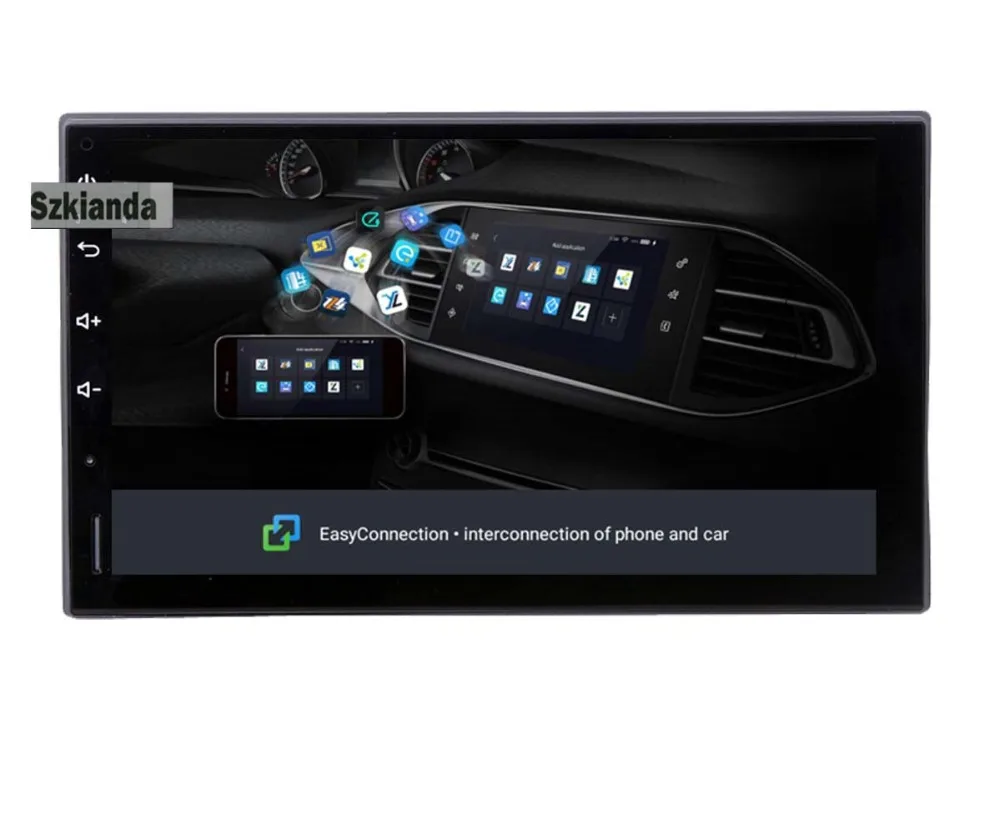 Perfect Android 8.1 Car Radio 7 inch 2din DVD 1024x600 GPS Navigation Bluetooth USB 2 din Universal For Nissan VW Toyota Peugeot Player 4