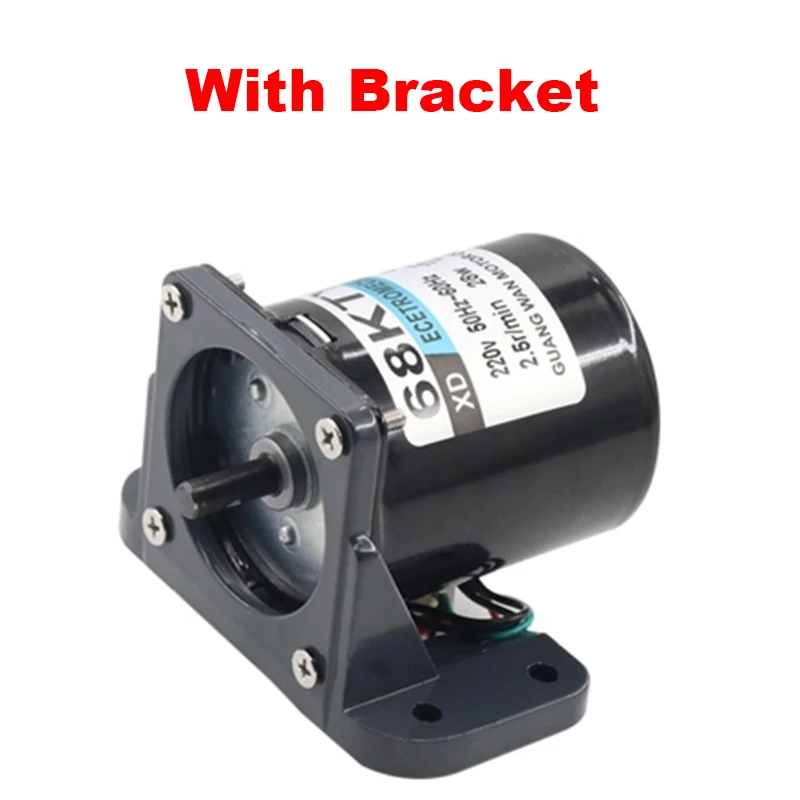 220V AC 28W Gear Motor 68KTYZ Permanent Magnetic Synchronism Motor 2.5RPM 5RPM 10RPM 15RPM 20RPM 30RPM 40RPM 50RPM 60RPM