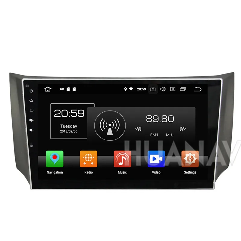 Android8.0 автомобильный DVD плеер GPS ГЛОНАСС навигация для Nissan sylphy Sentra pulsar (Австралия)