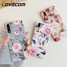 Funda de teléfono de hoja Floral Retro con soporte para Huawei P40 Pro P20 P30 Lite P20 P30 Pro Mate 20 30 Lite funda de teléfono IMD suave