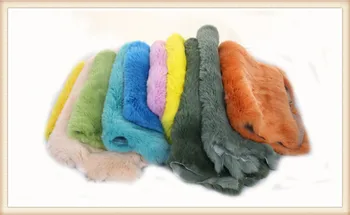 

30pieces free shipping/ Rex Rabbit Real Fur / Garment leather Fur / Colorful True rabbit hair / rabbit fur for collar scarf .etc