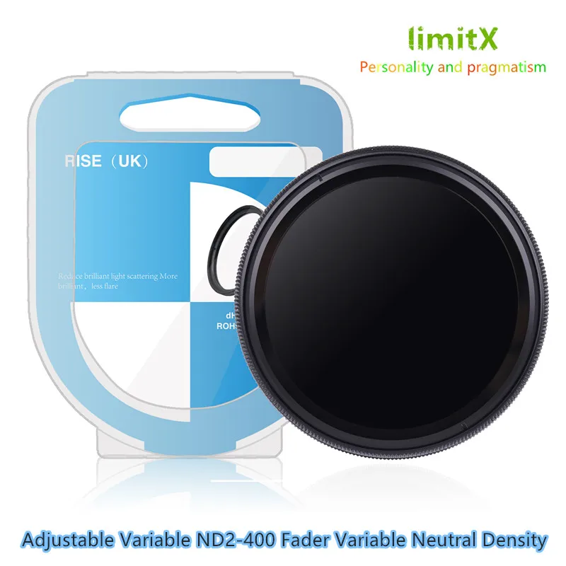 

49mm ND2-400 Neutral Density Fader Variable ND filter Adjustable for Canon EOS M5 M6 M10 M50 M100 with 15-45mm lens