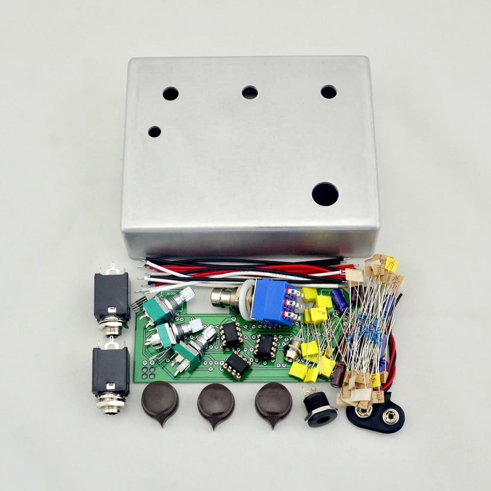 Kit de Pedal de Overdrive Kit com 1590bb de Alumínio Klon Centaur Fundido Pré-perfurado - Image 2