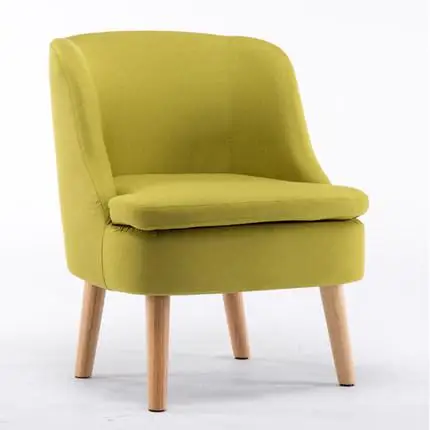 Скандинавская цельная древесина стул кресло простой современный кафетерий стол и стул спальня одноместный диван-кресло - Цвет: style 1