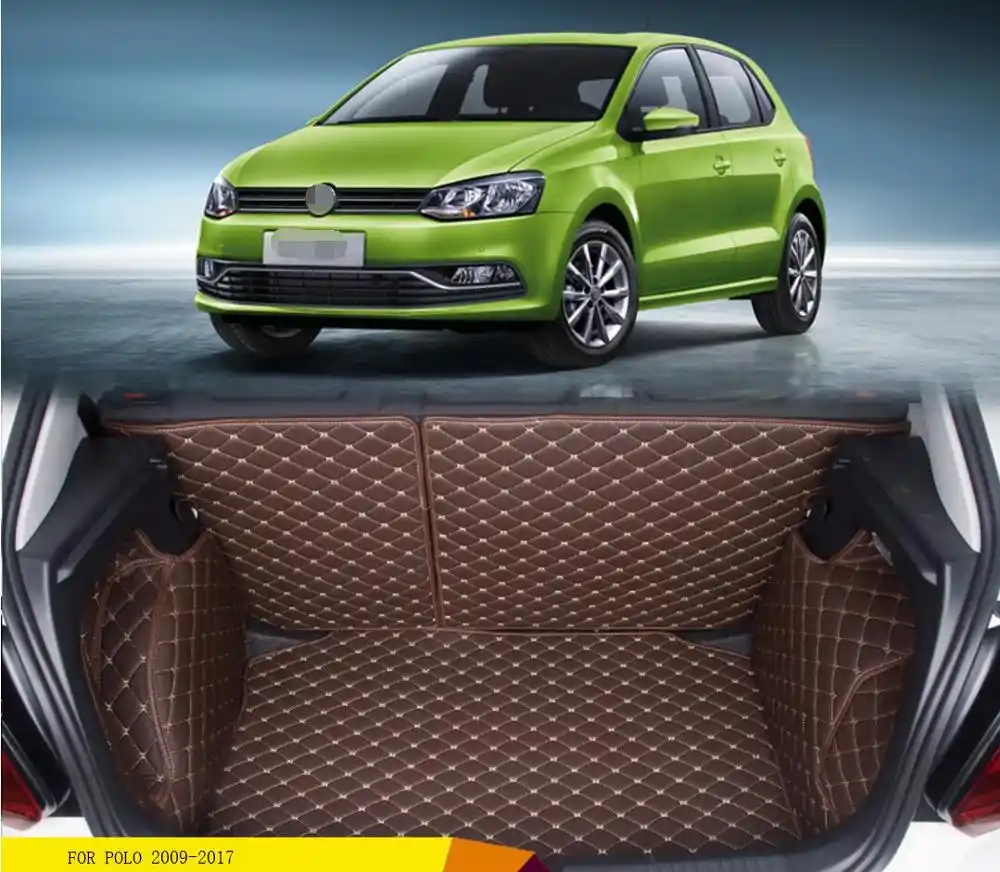 * sur mesure en PVC Boot Liner Mat Plateau VW POLO HB DEPUIS 2009 LOWER TRUNK