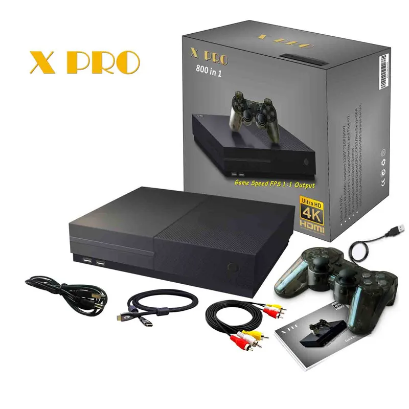 VOVPOZ X PRO видео HD игровая консоль поддержка 4K Hdmi выход 64 бит тв видео игровая консоль Встроенный 800 классические Семейные видеоигры
