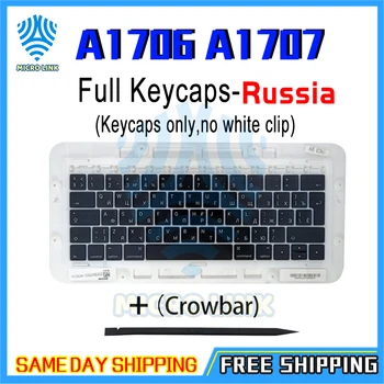 

Genuine for Macbook Pro Retina 13" 15" A1706 A1707 A1708 Russian Russia RU Keyboard Keys Key Cap Keycaps Late 2016 Mid