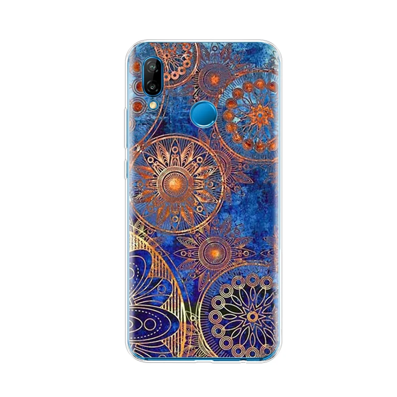 Чехол для huawei P20 LITE, чехол для huawei p20 pro, чехол на заднюю панель, силиконовый 360, полностью защитный чехол P 20, прозрачный - Цвет: NO.48