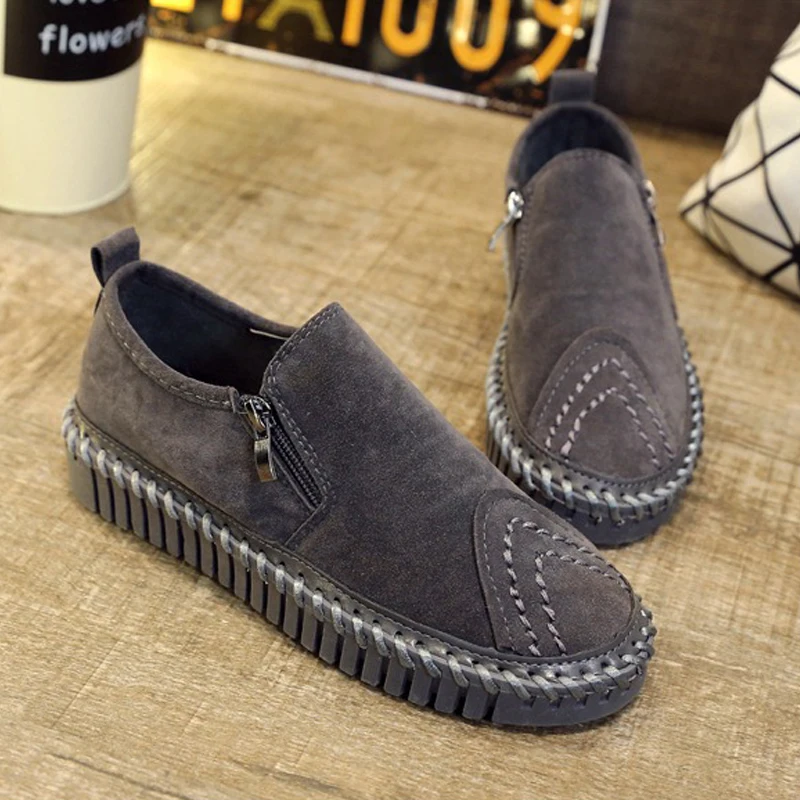 2016 New Spring Fall Fashion Flat font b Women b font Loafers Shoes Platform A Pedal